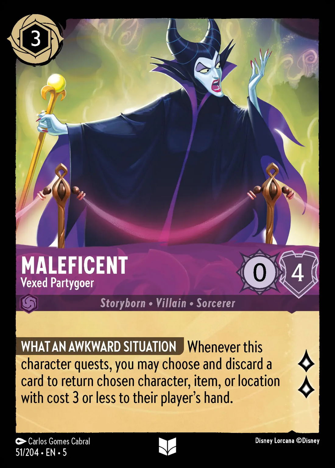 Maleficent - Vexed Partygoer Crop image Wallpaper