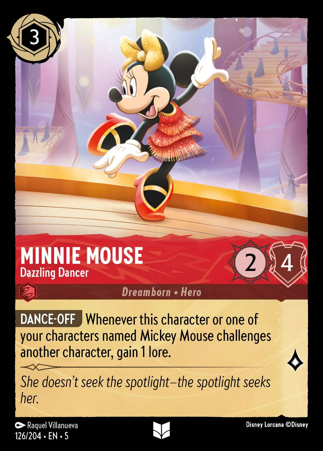 Minnie Mouse - Dazzling Dancer Crop image Wallpaper