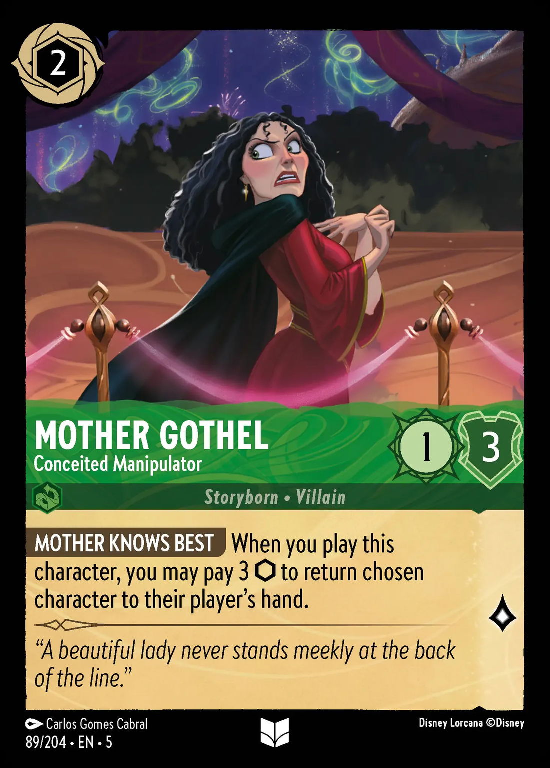 Mother Gothel - Conceited Manipulator Crop image Wallpaper