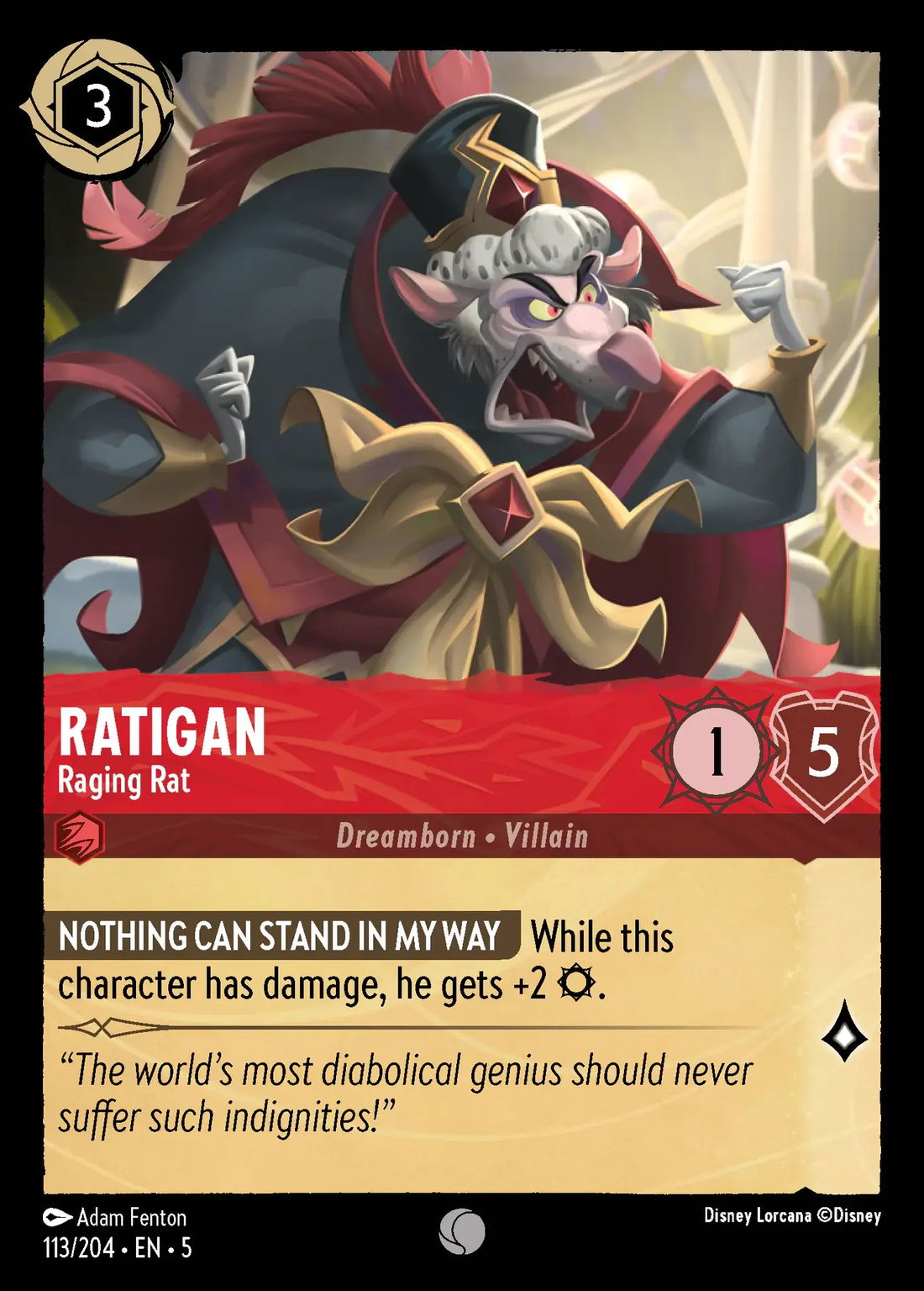 Ratigan - Raging Rat Crop image Wallpaper