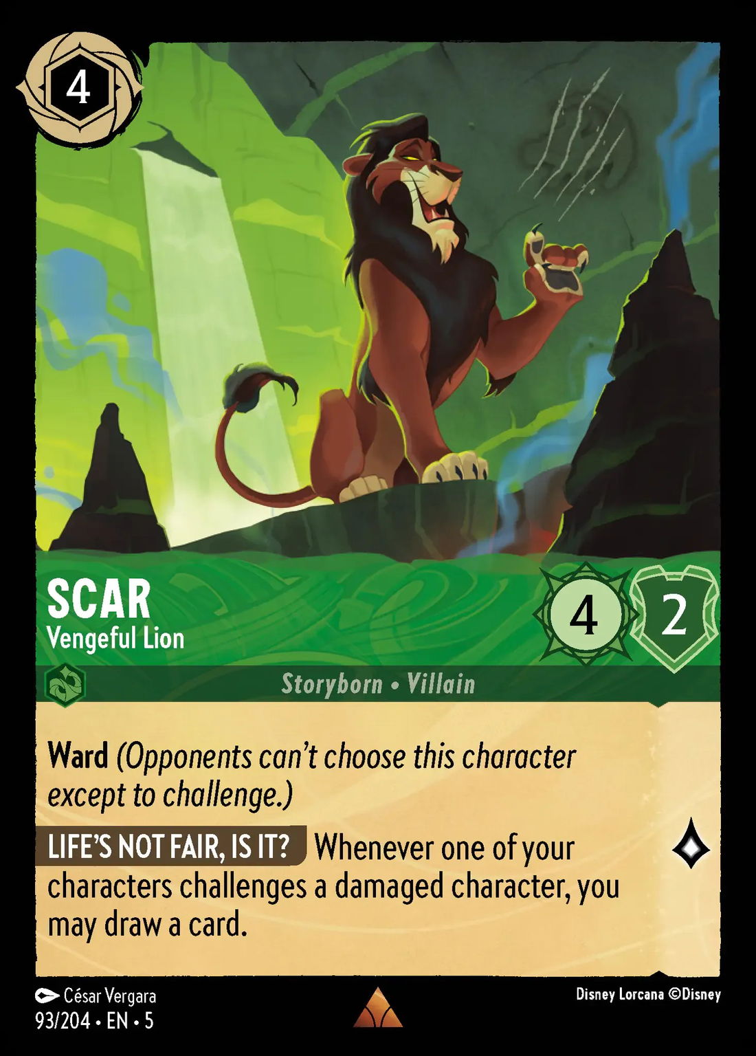 Scar - Vengeful Lion Crop image Wallpaper