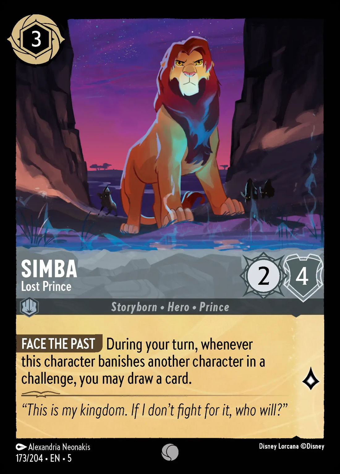 Simba - Lost Prince Crop image Wallpaper