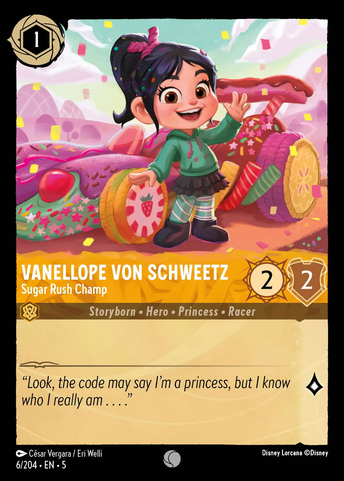 Vanellope von Schweetz - Sugar Rush Champ Crop image Wallpaper