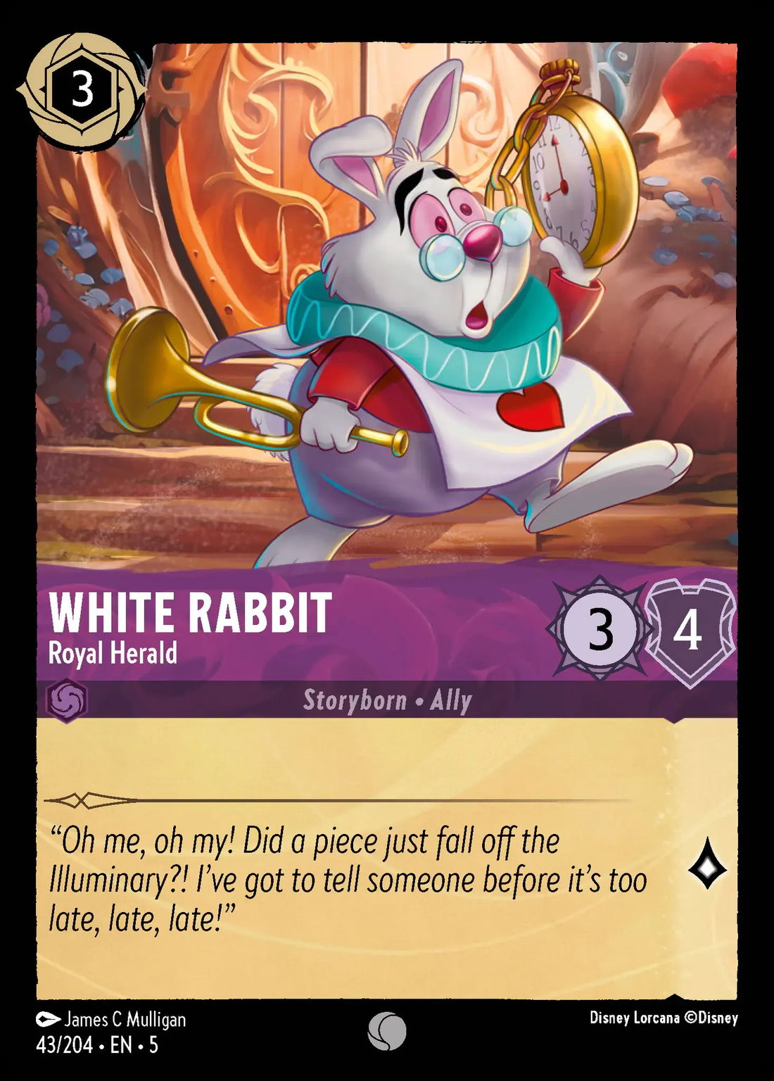 White Rabbit - Royal Herald Crop image Wallpaper