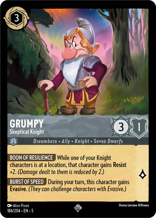 Grumpy - Skeptical Knight Full hd image