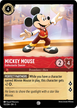 Mickey Mouse - Bailarín entusiasta