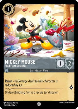 Mickey Mouse - Defensor de la Batalla de Comida