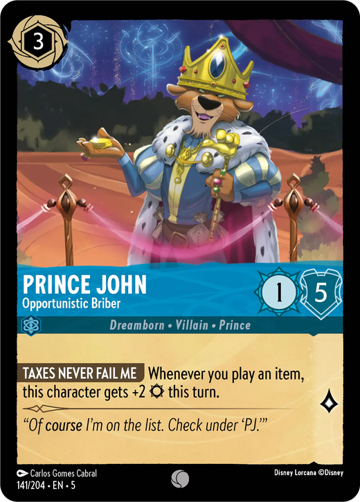 Prince John - Opportunistic Briber Full hd image