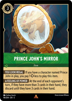 Prince John's Mirror image