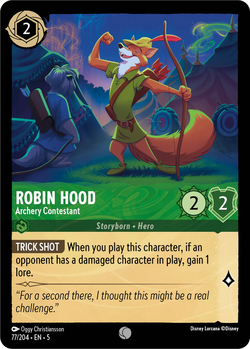 Robin Hood - Concursante de tiro con arco