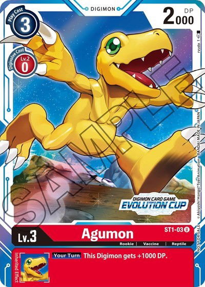 Agumon - ST1-03 Crop image Wallpaper