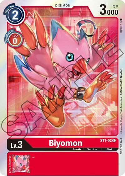 Biyomon - ST1-02 Crop image Wallpaper