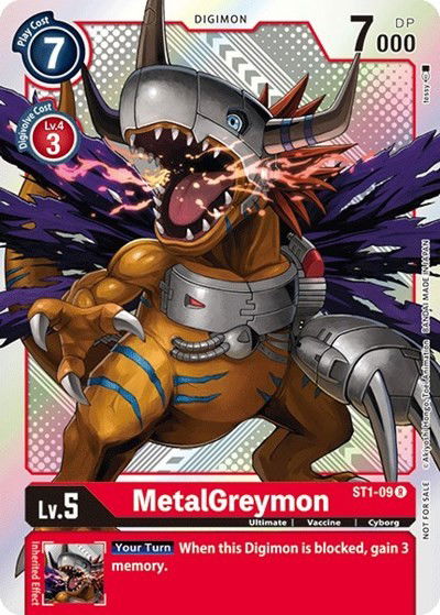 MetalGreymon - ST1-09 Crop image Wallpaper