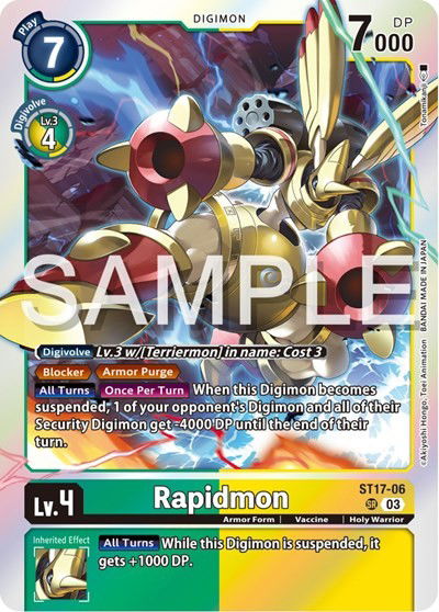 Rapidmon - ST17-06 Crop image Wallpaper