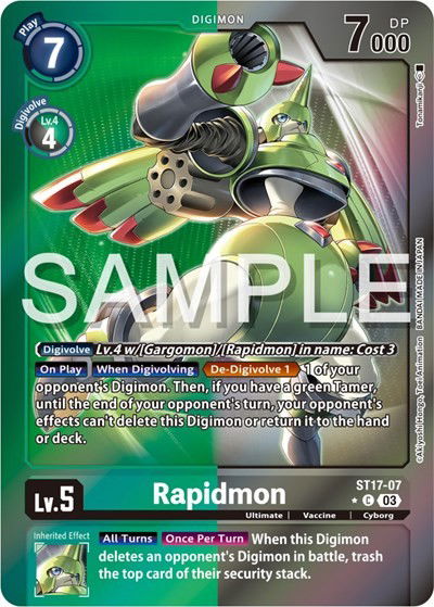 Rapidmon - ST17-07 Crop image Wallpaper