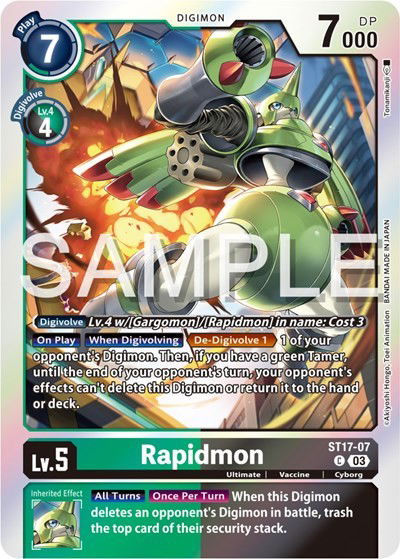 Rapidmon - ST17-07 Crop image Wallpaper