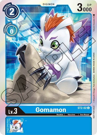 Gomamon - ST2-02 Crop image Wallpaper