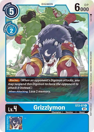 Grizzlymon - ST2-07 Crop image Wallpaper