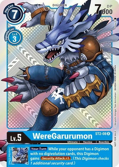 WereGarurumon - ST2-08 Crop image Wallpaper