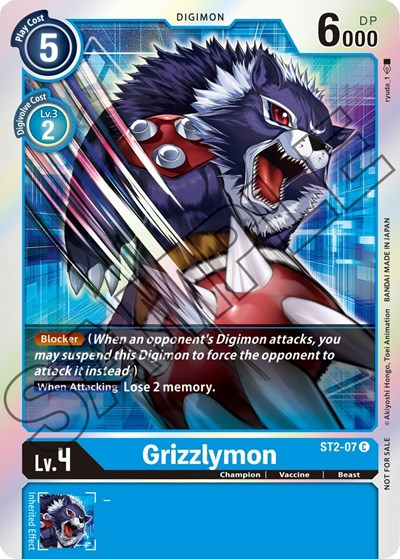 Grizzlymon - ST2-07 Full hd image