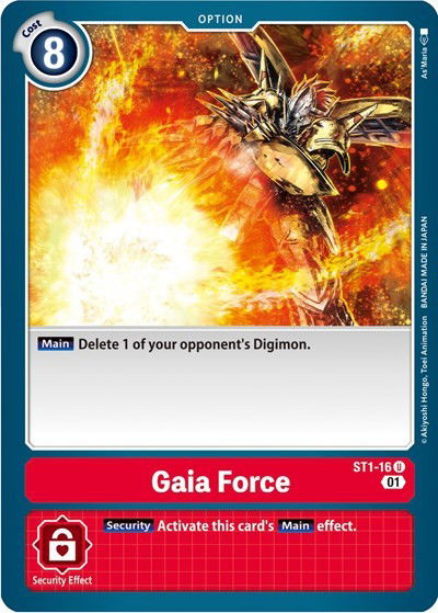 Gaia Force - ST1-16 Crop image Wallpaper