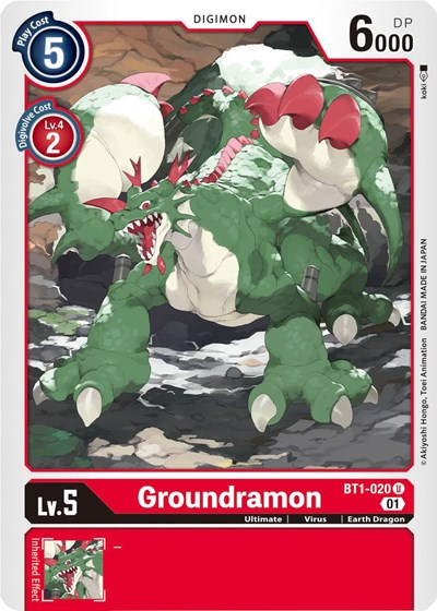 Groundramon - BT1-020 Full hd image