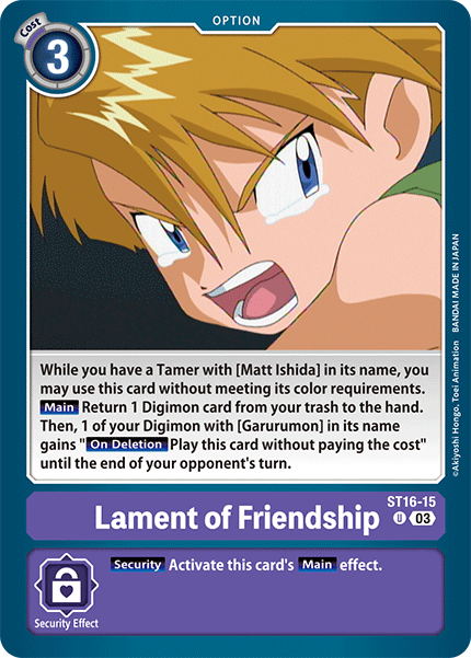 Lament of Friendship ST16-15 Full hd image