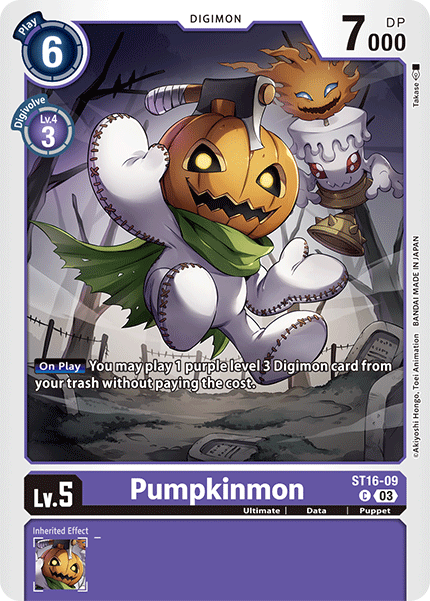 Pumpkinmon ST16-09 Full hd image