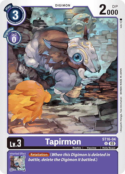 Tapirmon ST16-04 Full hd image