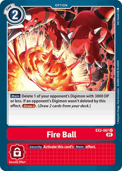 Fire Ball EX2-067 Crop image Wallpaper