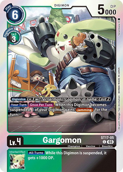 Gargomon ST17-05 Crop image Wallpaper