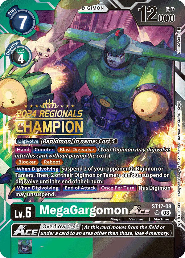 MegaGargomon ACE ST17-08 Crop image Wallpaper