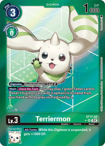 Terriermon ST17-02 Crop image Wallpaper