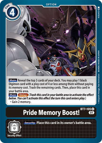 Pride Memory Boost！ BT7-105 Full hd image