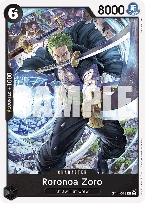 Roronoa Zoro ST14-013 Crop image Wallpaper