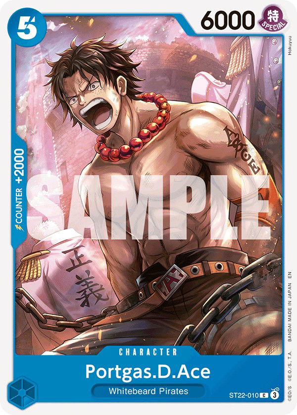 Portgas.D.Ace ST22-010 Crop image Wallpaper