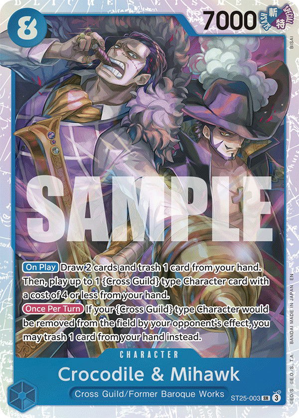 Crocodile & Mihawk ST25-003 Crop image Wallpaper