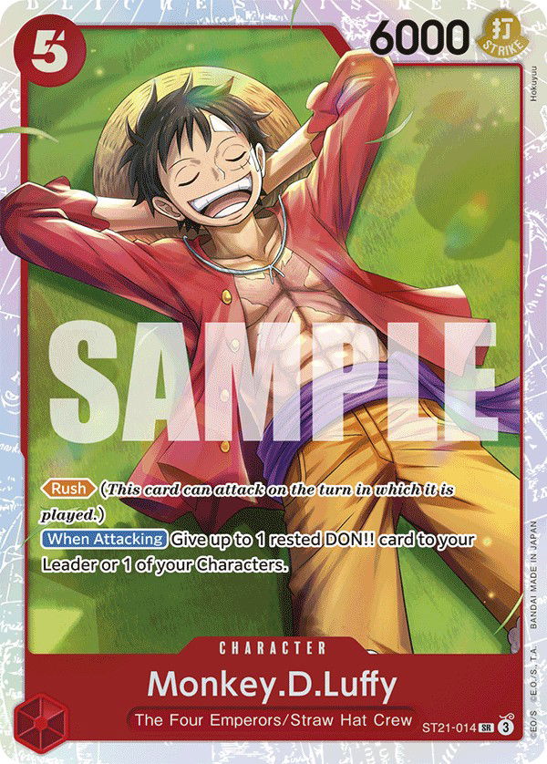 Monkey.D.Luffy ST21-014 Crop image Wallpaper