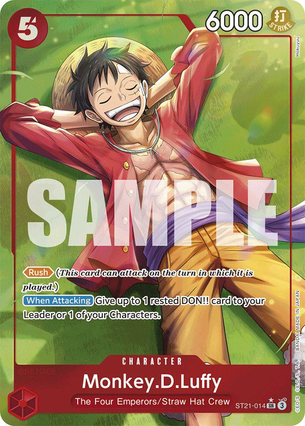 Monkey.D.Luffy ST21-014 Crop image Wallpaper