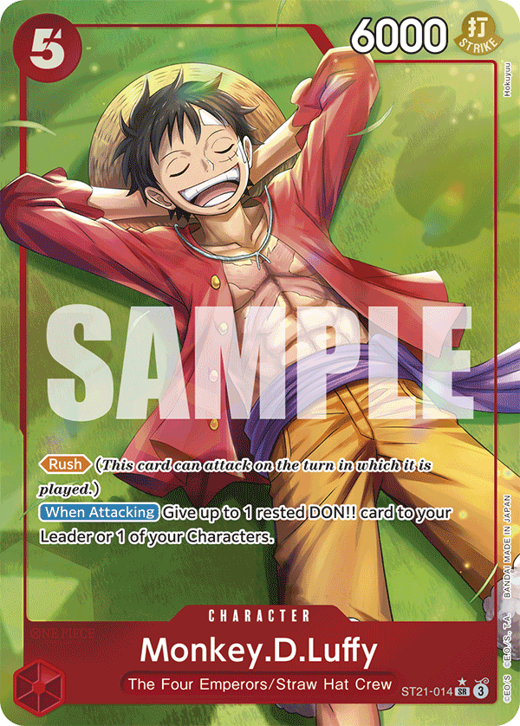 Monkey.D.Luffy ST21-014 Full hd image