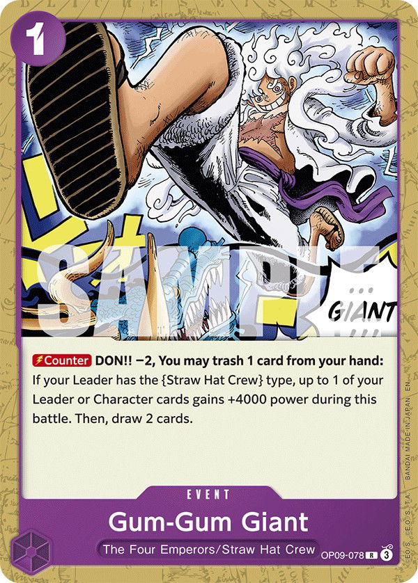Gum-Gum Giant OP09-078 Crop image Wallpaper