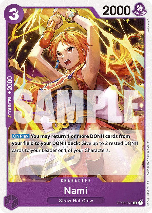 Nami OP09-070 Crop image Wallpaper