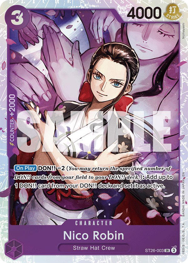 Nico Robin ST26-003 Crop image Wallpaper