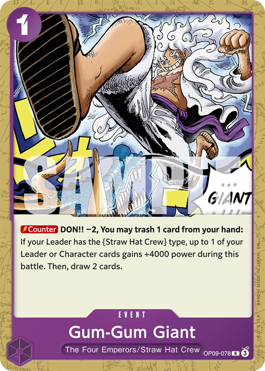 Gum-Gum Giant OP09-078 Full hd image