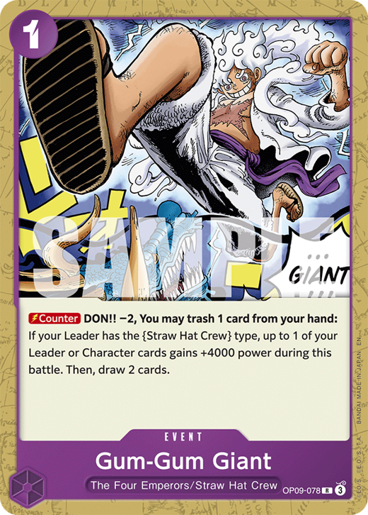 Gum-Gum Giant OP09-078 Full hd image