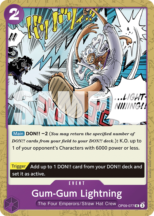 Gum-Gum Lightning OP09-077 image