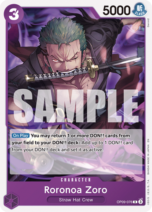 Roronoa Zoro OP09-076 image