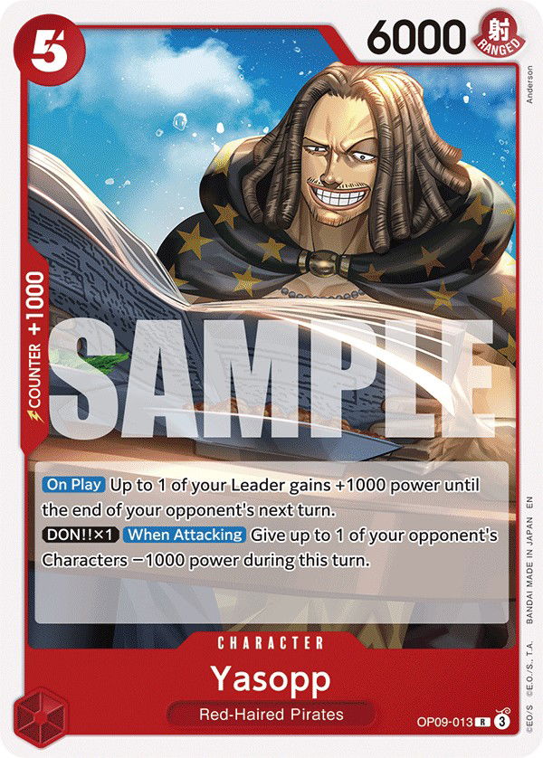 Yasopp OP09-013 Crop image Wallpaper