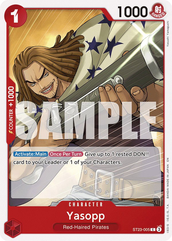 Yasopp ST23-005 Crop image Wallpaper