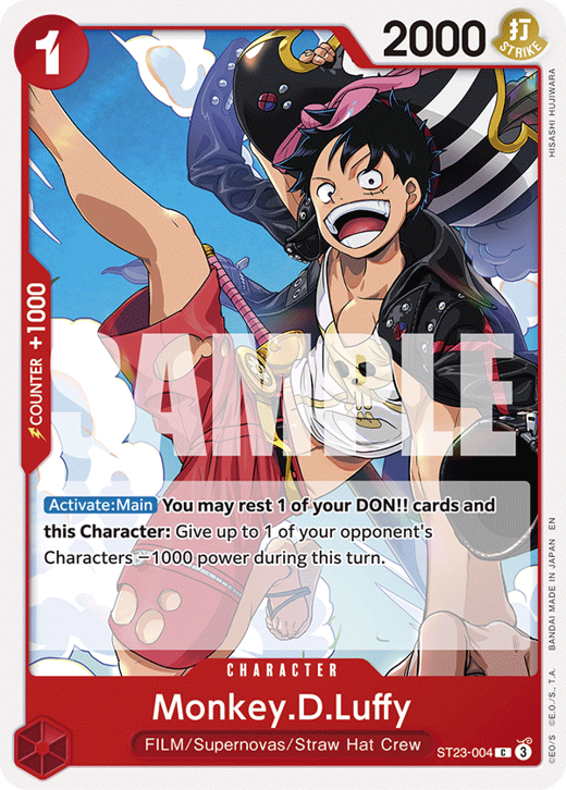 Monkey.D.Luffy ST23-004 Full hd image